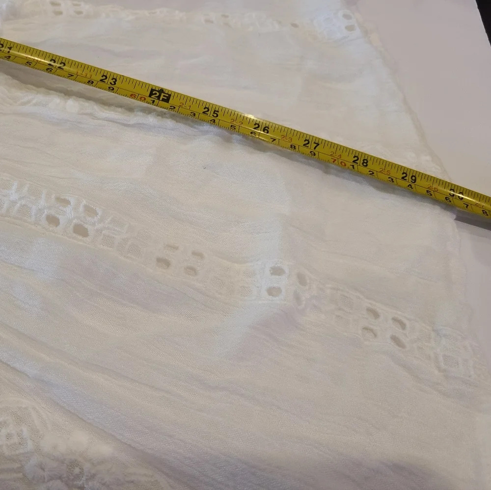 Free People white top lace tunic sz.XS - Picture 10 of 12
